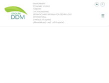 Tablet Screenshot of groupe-ddm.com